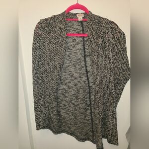 Women's Black and Gray Mossimo Layering Sweater